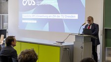 Prof. Dr. Wolfgang E. Nagel bei seinem Vortrag