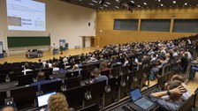 Fotografie der ZKI-Herbsttagung, Blick aus dem Auditorium.