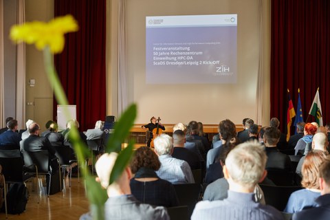 Jubiläumsfeier und Einweihung HPC-DA im Festsaal am 31. Januar 2019