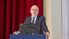 Jubiläumsfeier und Einweihung HPC-DA im Festsaal am 31. Januar 2019, Staatsekretär Uwe Gaul