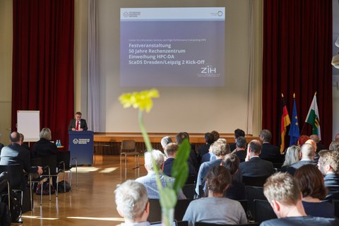 Jubiläumsfeier und Einweihung HPC-DA im Festsaal am 31. Januar 2019