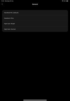 Standard Mikrofon ToneMatch Presets