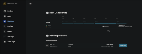 Update Roadmap