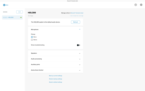 Microphone Settings
