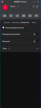 Menü Schönheit