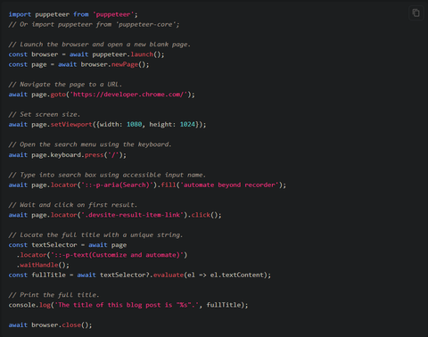 Starting Point Code
