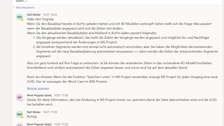 Screenshot: Interaktives Austauschforum