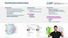 Screenshot: Vorlesungsfolie Koordinatentransformation