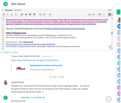 Screenshot: Matrix Chat