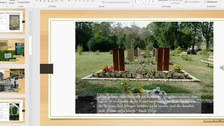 Screenshot: Powerpoint mit Ton zum Hören und Sehen und fachwissenschaftlicher und fachdidaktischer Inhalte
