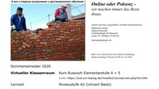 Screenshot: Titelfolie der Veranstaltung