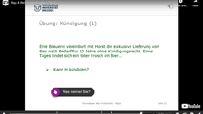 Screenshot: Übung