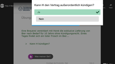 Screenshot: Übung
