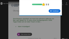 Screenshot: Übung