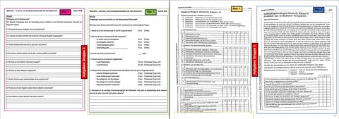 Foto: Material zum Thema internes Feedback generieren
