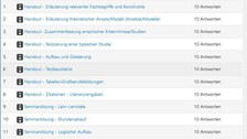 Screenshot: Peer Feedback 