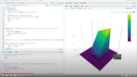 Screenshot: Video über Theoretical Multivariate Statistics