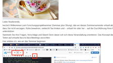 Screenshot: OPAL course notification