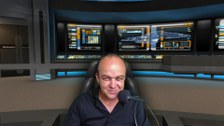 Moderating from the bridge: Prof. Dr. Alexander Lasch (#AL1)