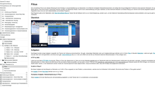 Screenshot: OPAL Kurs Übung