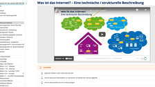 Screenshot: Vorlesung OPAL-Kurs