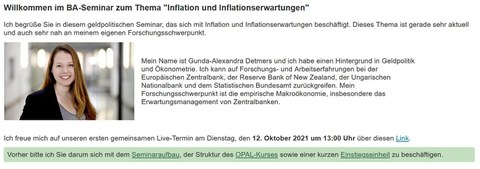 Foto Gunda-Alexandra Detmers mit Kurzvorstellung