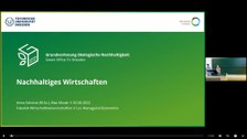 Screenshot Folien "Nachhaltiges Wirtschaften"