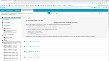 Screenshot: OPAL-Kurs Hausaufgaben