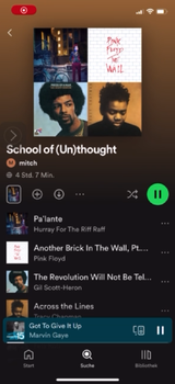 Screenshot: Playlist School of (Un)tought