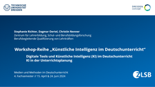 Titelfolie einer Präsentation
