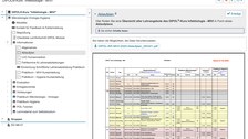 Screenshot OPAL-Kurs, zu sehen ist eine Seite mit dem Ablaufplan