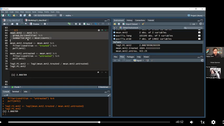 Screenshot: Video Vorlesung, Entwicklungsumgebung
