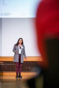 Karolin Küster präsentiert ihren Pitch