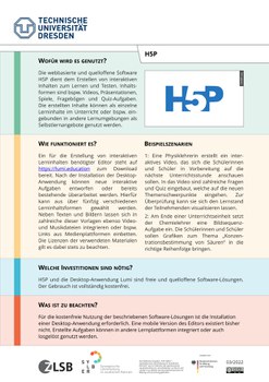 Medien-Steckbrief zu H5P