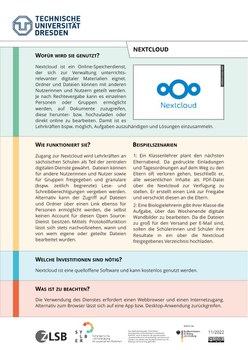 Medien-Steckbrief zur Nextcloud