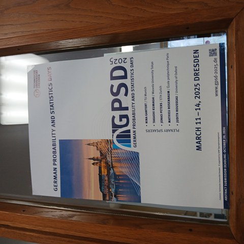 Flyer der dreitägigen Veranstaltung German Probability and Statistics Days
