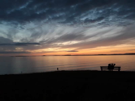 Sonnenuntergang am Meer