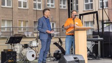 Teachermania 2023 -  Prorektor Bildung Prof. Kobel und ZLSB-Direktor Prof. Axel Gehrmann