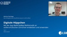 Foto zeigt eine Präsentationsfolie.