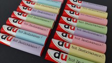 Riegel die mit dem Spruch "Du wirst Deutschlehrer:in" versehen