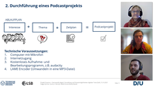 V.o.n.u.: Peggy Germer (ZLSB), Aurica E. Borszik (DIU) und Malte Krone (BQL.Digital) 